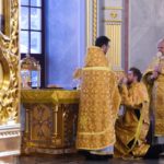 Божественная литургия в Неделю 26-ю по Пятидесятнице в кафедральном Свято-Александро-Невском соборе.