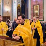 Всенощное бдение  в канун Недели 34-ой по Пятидесятнице в кафедральном Александро-Невском соборе.