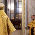 Митрополит Симферопольский и Крымский Тихон возглавил всенощное бдение в кафедральном соборе святого благоверного князя Александра Невского г. Симферополя в канун  дня памяти Корсунской иконы Божией Матери.