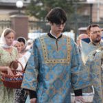 Утреня с чином Погребения Плащаницы Пресвятой Богородицы в кафедральном соборе святого благоверного князя Александра Невского г. Симферополя.
