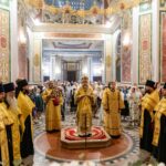 Митрополит Симферопольский и Крымский Тихон совершил Всенощное бдение в кафедральном Александро-Невском соборе