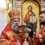 Митрополит Симферопольский и Крымский Лазарь возглавил Литургию в кафедральном Александро-Невском соборе  в праздник Происхождения Честных Древ Животворящего Креста Господня.