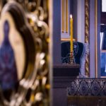 Первая в этом году Литургия Преждеосвященных Даров в Свято-Александро-Невском кафедральном соборе.