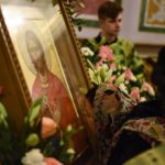 Всенощное бдение в кафедральном Свято-Александро-Невском соборе в канун престольного торжества.