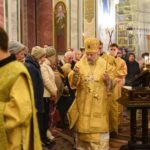 В КАНУН ДНЯ ПАМЯТИ СВЯТИТЕЛЯ НИКОЛАЯ ЧУДОТВОРЦА ЕПИСКОП ЯЛТИНСКИЙ НЕСТОР СОВЕРШИЛ ВСЕНОЩНОЕ БДЕНИЕ В КАФЕДРАЛЬНОМ СОБОРЕ СВЯТОГО БЛАГОВЕРНОГО КНЯЗЯ АЛЕКСАНДРА НЕВСКОГО Г. СИМФЕРОПОЛЯ.