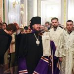НОЧНОЕ РОЖДЕСТВЕНСКОЕ БОГОСЛУЖЕНИЕ ВОЗГЛАВИЛ ЕПИСКОП БАХЧИСАРАЙСКИЙ КАЛЛИНИК В КАФЕДРАЛЬНОМ СОБОРЕ СВЯТОГО БЛАГОВЕРНОГО КНЯЗЯ АЛЕКСАНДРА НЕВСКОГО Г. СИМФЕРОПОЛЯ.