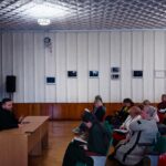 Прошли очередные занятия с учащимися библейско-богословских курсов в актовом зале здания Симферопольской и Крымской епархии