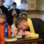 Литургия в кафедральном соборе святого благоверного князя Александра Невского г. Симферополя   в Неделю 21-ю по Пятидесятнице