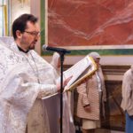 Литургия в кафедральном Свято-Александро-Невском соборе в праздник Крещения Господня.