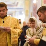 Божественная литургия в Неделю 26-ю по Пятидесятнице в кафедральном Свято-Александро-Невском соборе.
