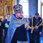 Всенощное бдение в канун Недели 3-й Крестопоклонной в кафедральном Александро-Невском соборе.