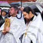 Литургия в кафедральном Свято-Александро-Невском соборе в праздник Крещения Господня.