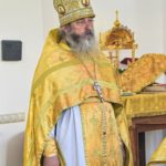 В ВОССТАНОВЛЕННОМ ХРАМЕ 4-Х СВЯТИТЕЛЕЙ МОСКОВСКИХ ПЕТРА, АЛЕКСИЯ, ИОНЫ И ФИЛИППА В ПРЕСТОЛЬНЫЙ ПРАЗДНИК ЕПИСКОП КАЛЛИНИК СОВЕРШИЛ ПЕРВУЮ БОЖЕСТВЕННУЮ ЛИТУРГИЮ.