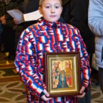 Литургия в кафедральном Свято-Александро-Невском соборе в праздник Крещения Господня.