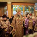 Праздничные богослужения в Свято-Троицком женском монастыре г. Симферополя в день 30-летия обретения мощей святителя Луки исповедника, архиепископа Симферопольского и Крымского