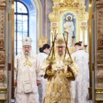 В ПРАЗДНИК РОЖДЕСТВА ХРИСТОВА МИТРОПОЛИТ СИМФЕРОПОЛЬСКИЙ И КРЫМСКИЙ ЛАЗАРЬ ВОЗГЛАВИЛ БОЖЕСТВЕННУЮ ЛИТУРГИЮ В  СВЯТО-АЛЕКСАНДРО-НЕВСКОМ КАФЕДРАЛЬНОМ СОБОРЕ Г. СИМФЕРОПОЛЯ.