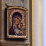 Божественная литургия в день празднования Казанской иконы Божией Матери.