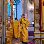 Богослужение  в праздник Сретения Владимирской иконы Божией Матери в кафедральном Александро-Невском соборе