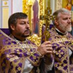 Божественная литургия  в Великий Четверток, день Воспоминания Тайной Вечери в кафедральном Александро-Невском собре.