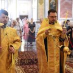 Всенощное бдение в кафедральном Свято-Александро-Невском соборе г. Симферополя в канун Недели 10-й по Пятидесятнице.