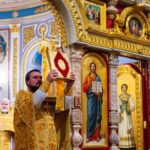 Божественная литургия в Неделю 16-ю по Пятидесятнице в кафедральном соборе святого благоверного князя Александра Невского