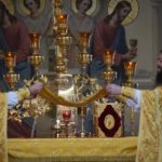 Наместник Спасо-Преображенского мужского монастыря г. Саратова возглавил Божественную литургию в нижнем храме имени св.Гурия Таврического, кафедрального Свято- Александро- Невского собора г.Симферополя.