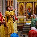 Митрополит Симферопольский и Крымский Тихон возглавил Божественную литургию престольного праздника в Александро-Невском кафедральном соборе г. Симферополя