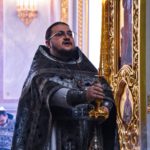 Первая в этом году Литургия Преждеосвященных Даров в Свято-Александро-Невском кафедральном соборе.