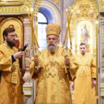 Епископ Ялтинский Нестор совершил Божественную литургию в кафедральном Александро-Невском соборе г. Симферополя в Неделю 18-ю по Пятидесятнице.