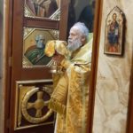 В день празднования святого апостола и евангелиста Матфея (Левия), брата апостола Иакова Алфеева епископ Ялтинский Нестор совершил Литургию в  нижнем храме (во имя святителя Гурия, Архиепископа Таврического) .