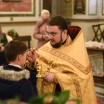 Всенощное бление в канун дня памяти святителя Николая, архиепископа Мир Ликийских, чудотворца в кафедральном Александро-Невском соборе.