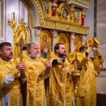 Божественная литургия в Неделю 16-ю по Пятидесятнице в кафедральном соборе святого благоверного князя Александра Невского