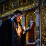 Повечерие с чтением канона преподобного Андрея Критского в Александро-Невском кафедральном соборе.