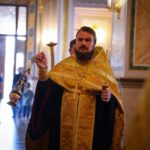 Богослужение в  кафедральном Свято-Александро-Невском соборе в канун Недели 15-й по Пятидесятниц
