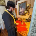 Благочинный Симферопольского городского церковного округа  посетил храм-памятник святой равноапостольной Марии Магдалины расположен на Симферопольском братском кладбище русских воинов, павших во время Крымской войны 1853–1856 гг