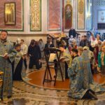 Утреня с чтением акафиста Божией Матери в кафедральном Свято-Александро-Невском соборе
