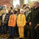 НОЧНОЕ РОЖДЕСТВЕНСКОЕ БОГОСЛУЖЕНИЕ ВОЗГЛАВИЛ ЕПИСКОП БАХЧИСАРАЙСКИЙ КАЛЛИНИК В КАФЕДРАЛЬНОМ СОБОРЕ СВЯТОГО БЛАГОВЕРНОГО КНЯЗЯ АЛЕКСАНДРА НЕВСКОГО Г. СИМФЕРОПОЛЯ.