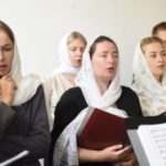 Молодежный хор просветительского центра им. свт. Гурия Таврического  приняли участие в престольных торжествах в храме 4-х святителей московских: Петра, Алексия, Ионы и Филиппа при Православном молодёжном просветительском центре «Зёрна» .равославном