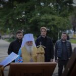 Митрополит Викентий совершил молебен перед бюстом святого праведного воина Феодора Ушакова в г. Симферополе