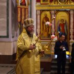 Митрополит Симферопольский и Крымский Тихон возглавил Божественную литургию престольного праздника в Александро-Невском кафедральном соборе г. Симферополя