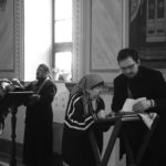 Литургия святителя Василия Великого в Великую субботу в кафедральном Александро-Невском соборе г. Симферополя.