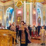 Всенощное бдение в канун Недели 4-й Великого поста, преподобного Иоанна Лествичника в кафедральном Александро-Невском соборе.