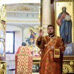 БОЖЕСТВЕННАЯ ЛИТУРГИЯ В ДЕНЬ ПАМЯТИ СВЯЩЕННОМУЧЕНИКА ПОРФИРИЯ, ЕПИСКОПА СИМФЕРОПОЛЬСКОГО В КАФЕДРАЛЬНОМ АЛЕКСАНДРО-НЕВСКОМ СОБОРЕ Г. СИМФЕРОПОЛЯ.