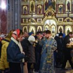 В КАНУН ПРАЗДНИКА ВВЕДЕНИЯ ВО ХРАМ ПРЕСВЯТОЙ БОГОРОДИЦЫ ЕПИСКОП ЯЛТИНСКИЙ НЕСТОР СОВЕРШИЛ ВСЕНОЩНОЕ БДЕНИЕ В КАФЕДРАЛЬНОМ АЛЕКСАНДРО-НЕВСКОМ СОБОРЕ Г. СИМФЕРОПОЛЯ.