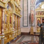В канун Субботы Акафиста  совершена утреня с чтением акафиста Божией Матери в кафедральном Свято-Александро-Невском соборе г Симферополя.