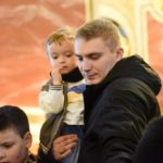 Божественная литургия в праздник Рождества Господа и Спаса нашего Иисуса Христа в кафедральном Александро-Невском соборе.