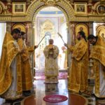 ЕПИСКОП ЯЛТИНСКИЙ НЕСТОР ВОЗГЛАВИЛ ВОСКРЕСНУЮ БОЖЕСТВЕННУЮ ЛИТУРГИЮ В КАФЕДРАЛЬНОМ АЛЕКСАНДРО-НЕВСКОМ СОБОРЕ Г. СИМФЕРОПОЛЯ.