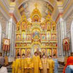 В Александро-Невском кафедральном соборе прошли богослужения в Неделю 1-ю по Пятидесятнице, Всех святых