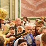 Митрополит Симферопольский и Крымский Тихон возглавил Божественную литургию в кафедральном Александро-Невском соборе г. Симферополя в день памяти Корсунской иконы Божией Материй.