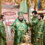 В КАНУН ПРАЗДНИКА ВХОДА ГОСПОДНЯ В ИЕРУСАЛИМ ЕПИСКОП КАЛЛИНИК СОВЕРШИЛ ВСЕНОЩНОЕ БДЕНИЕ В КАФЕДРАЛЬНОМ АЛЕКСАНДРО-НЕВСКОМ СОБОРЕ Г. СИМФЕРОПОЛЯ